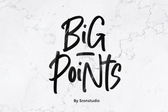 Big Points: A Handwritten Font That Adds Personality Without Sacrificing Clarity