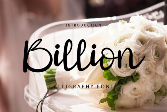 Billion: A Modern Handwritten Font for Editorial Design