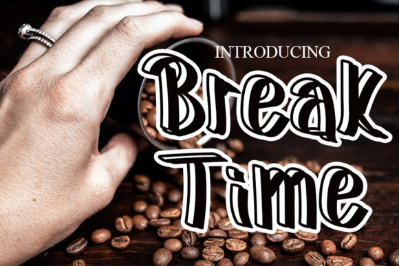 Break Time: A Playful Script Font That Elevates Real Small Business Branding
