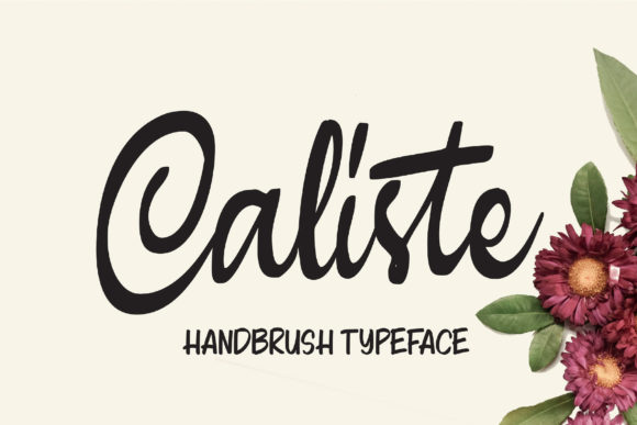 Caliste: A Sweet, Elegant Handwritten Font for Digital Brands