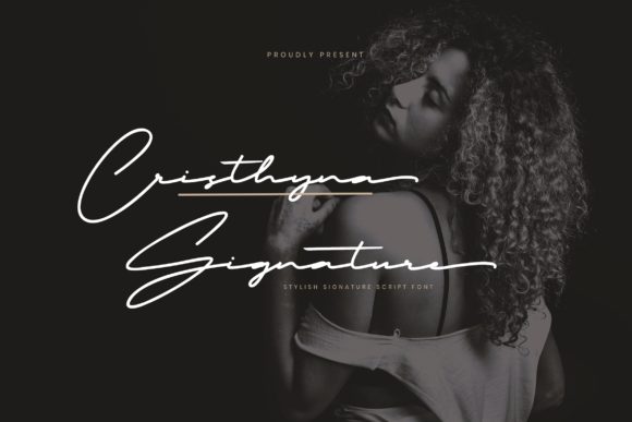 Cristhyna Signature: A Versatile Script Font for Handmade Brands