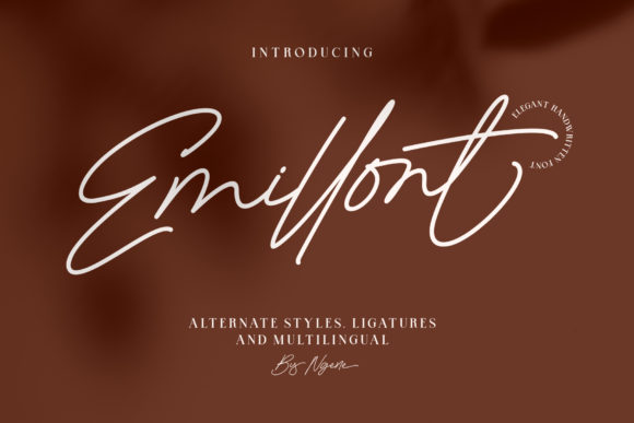 Emillont: A Handwritten Font That Elevates Digital Branding