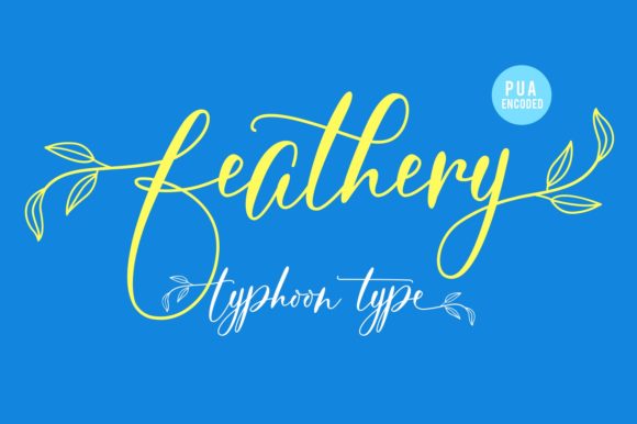 Feathery Font: Delicate Handwritten Elegance for Crafters