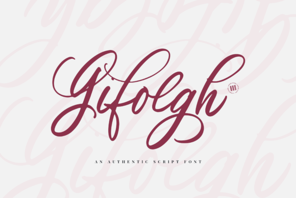 Gifolgh: A Refined Handwritten Font for Editorial Design
