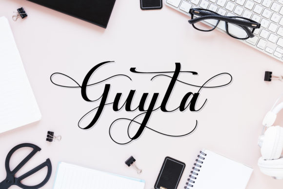 Guyta: A Handwritten Font That Earns Its Place in Real Campaigns