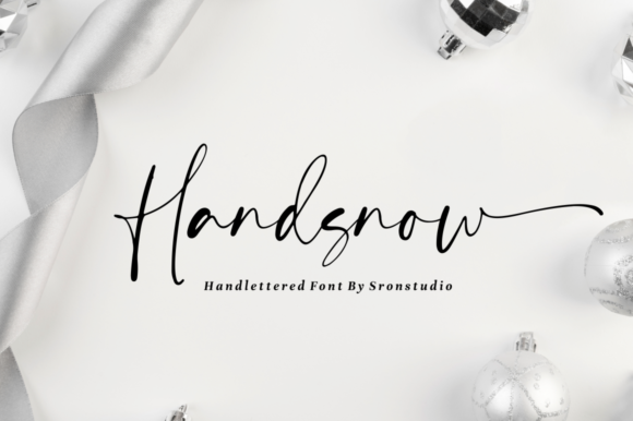 Handsnow Handwritten Font for Small Business Branding