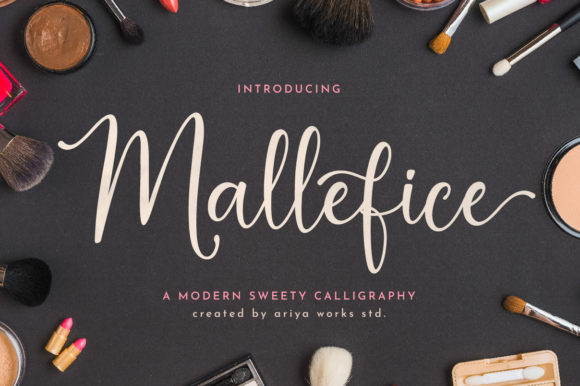 Mallefice: A Refined Script Font for Elegant Digital Branding