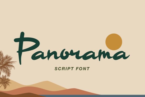 Panorama: A Handwritten Font That Makes Your Handmade Goods Shine