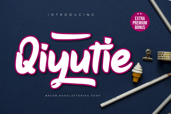 Qiyutie: A Hand-Drawn Font That Feels Human in Fast-Scrolling Feeds