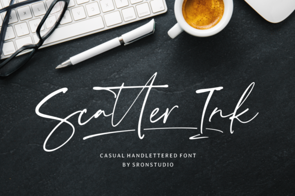 Scatter Ink: A Handwritten Font That Feels Like It Belongs