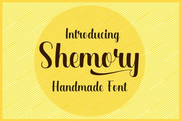 Shemory: A Friendly Script Font That Feels Like Hand-Lettered Magic