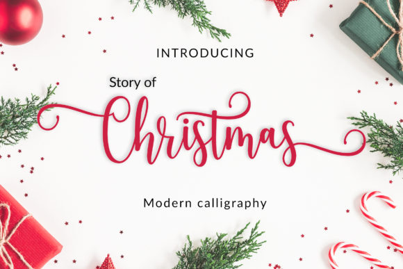Story of Christmas Font: A Handwritten Touch for Warm, Romantic Branding