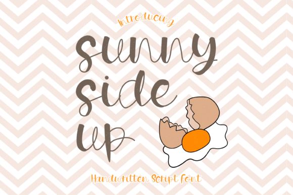Sunny Side Up: A Playful Handwritten Font That Grabs Attention