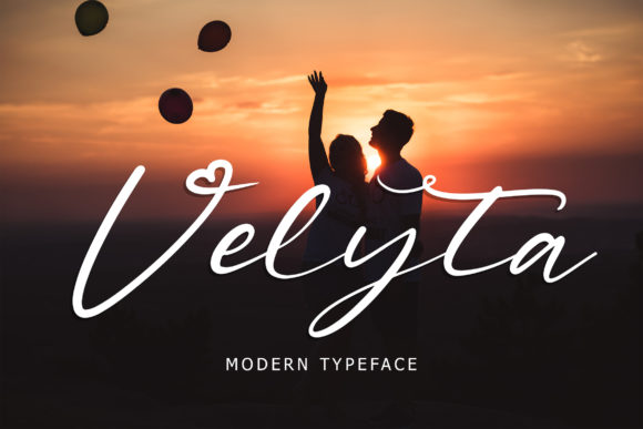 Velyta: A Romantic Handwritten Font for Digital Branding
