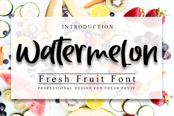Watermelon Handwritten Font for Crafters & Sellers